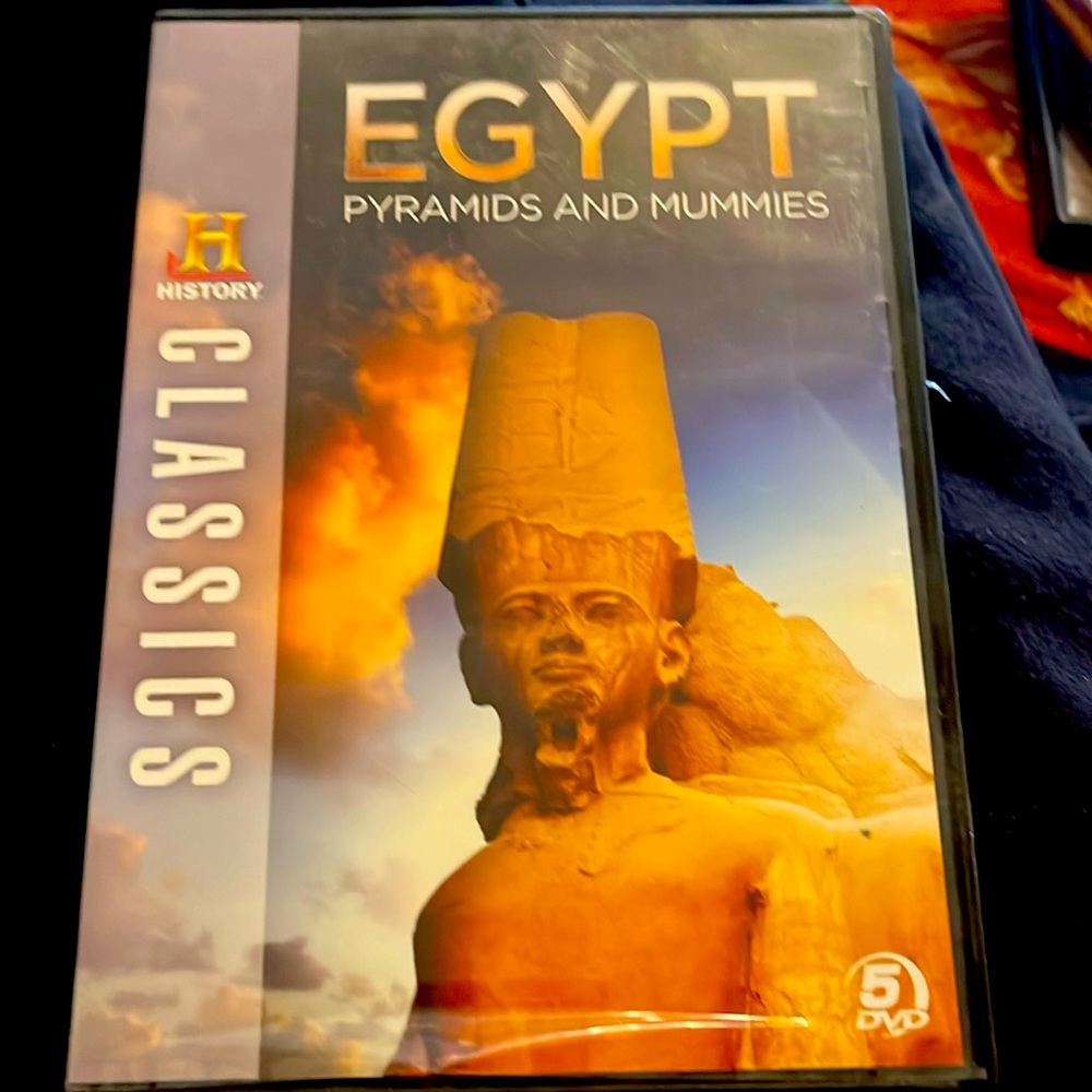 Egypt-Pyramids and Mummies (5 dvd’s) by History Channel like new